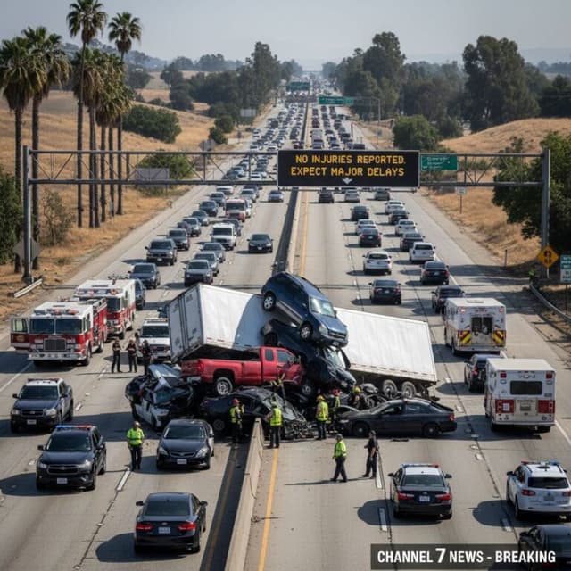 1 Injured in Santa Ana Crash on 5 Freeway near Main Street