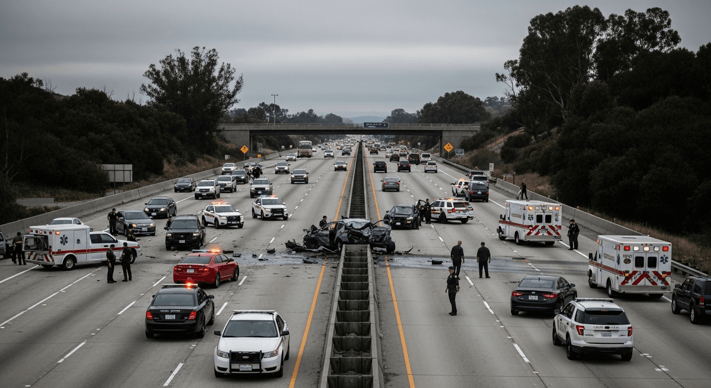 Suspects Crash Head-On into Oceanside Police Cruiser During Pursuit