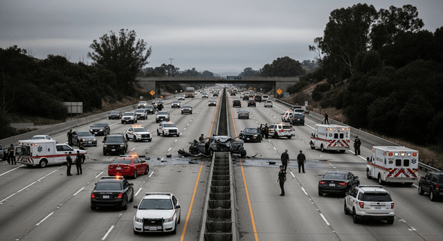 Suspects Crash Head-On into Oceanside Police Cruiser During Pursuit