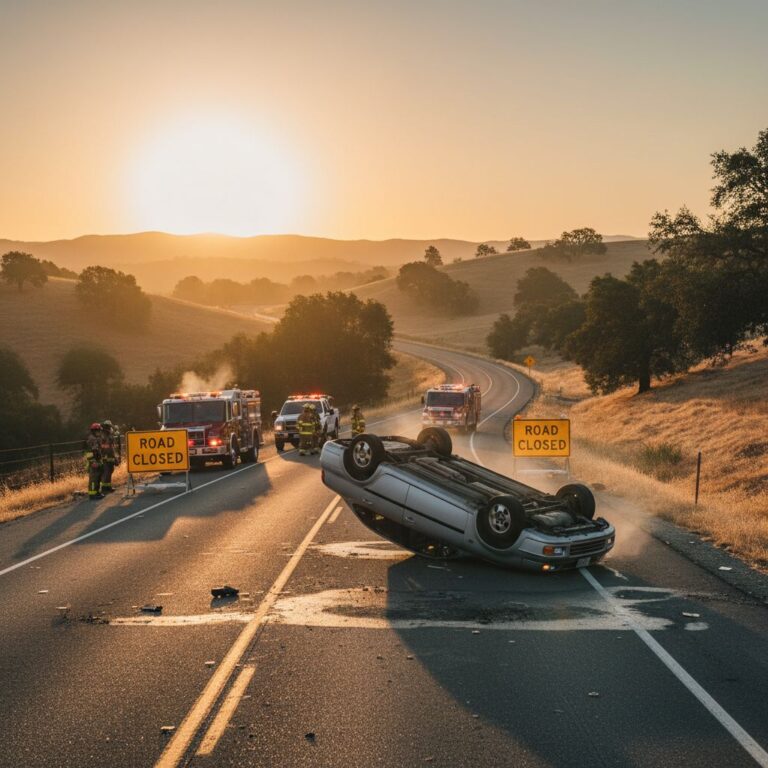 [04-07-2025]<br> Tragic Rollover Crash on CA-60 in Chino Kills Parent, Injures Infant