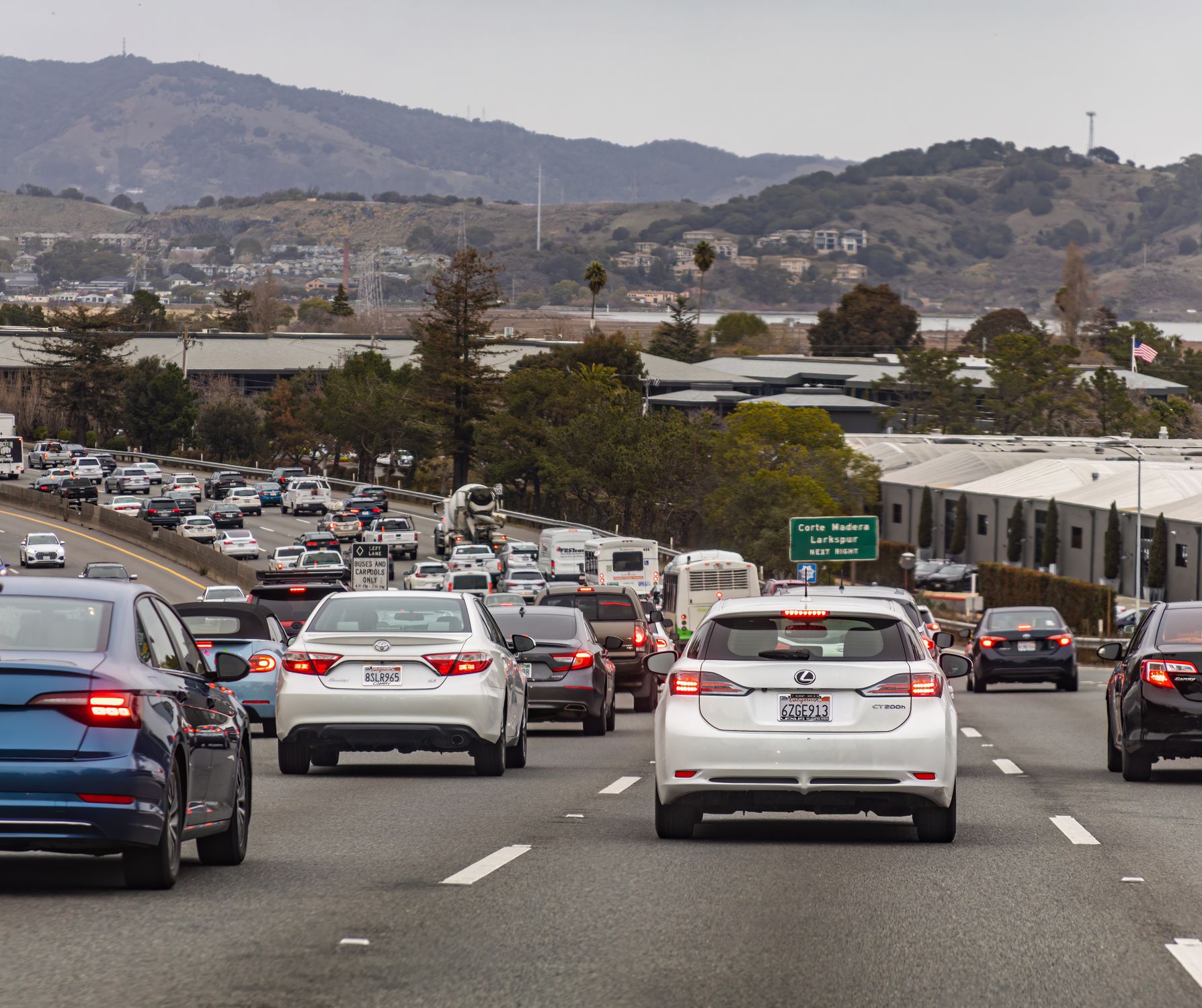 Two Big Rigs Collide on 60 Freeway in Pomona, Closing Lanes for Hours