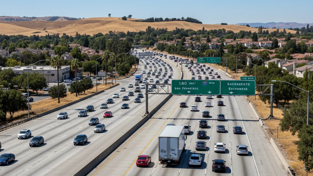 Hit-and-Run Reported on I-80 Near Norwood Avenue in Sacramento