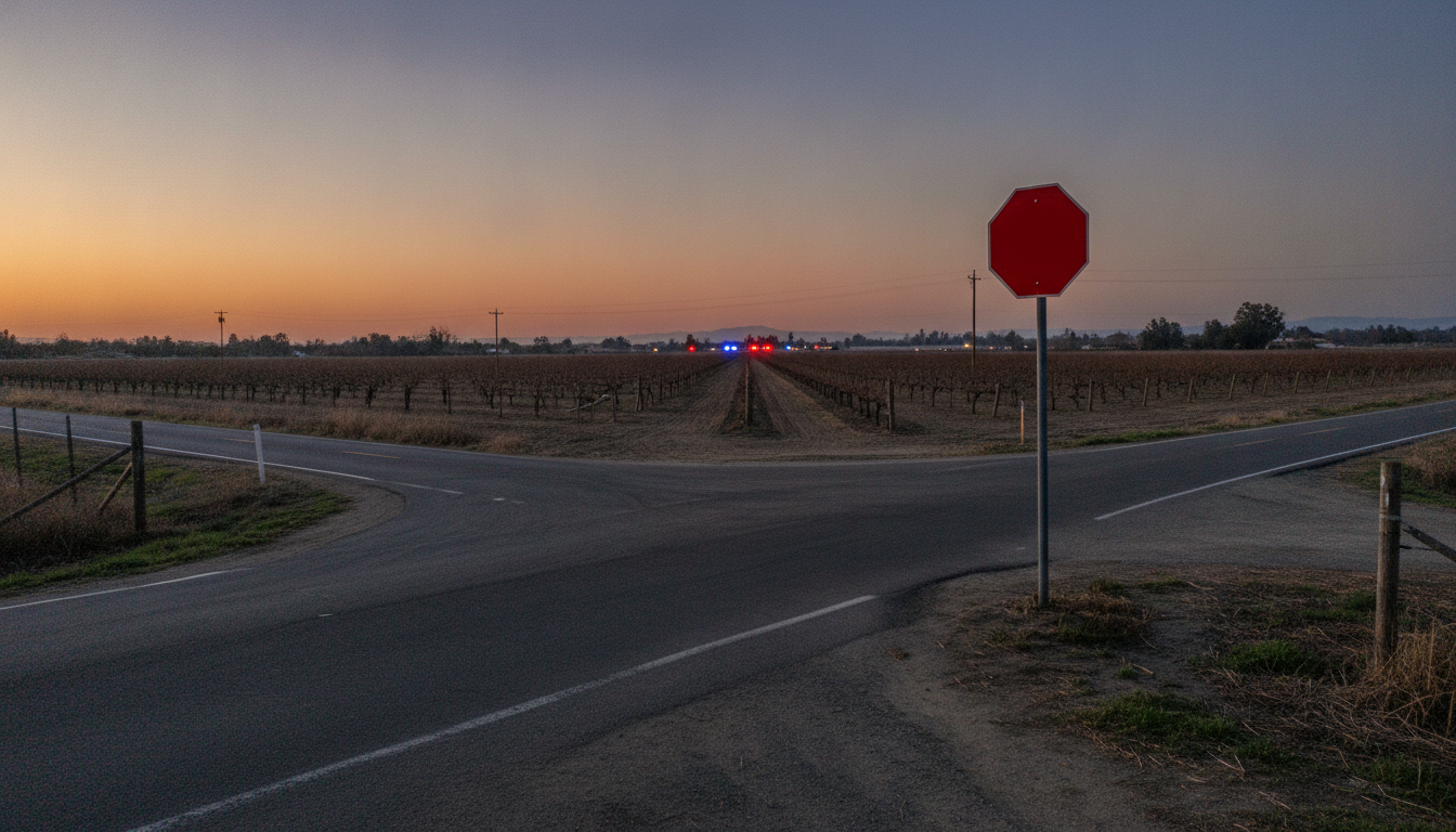 Four Killed in Two-Vehicle Crash on Road 9 at Avenue 21 in Madera County