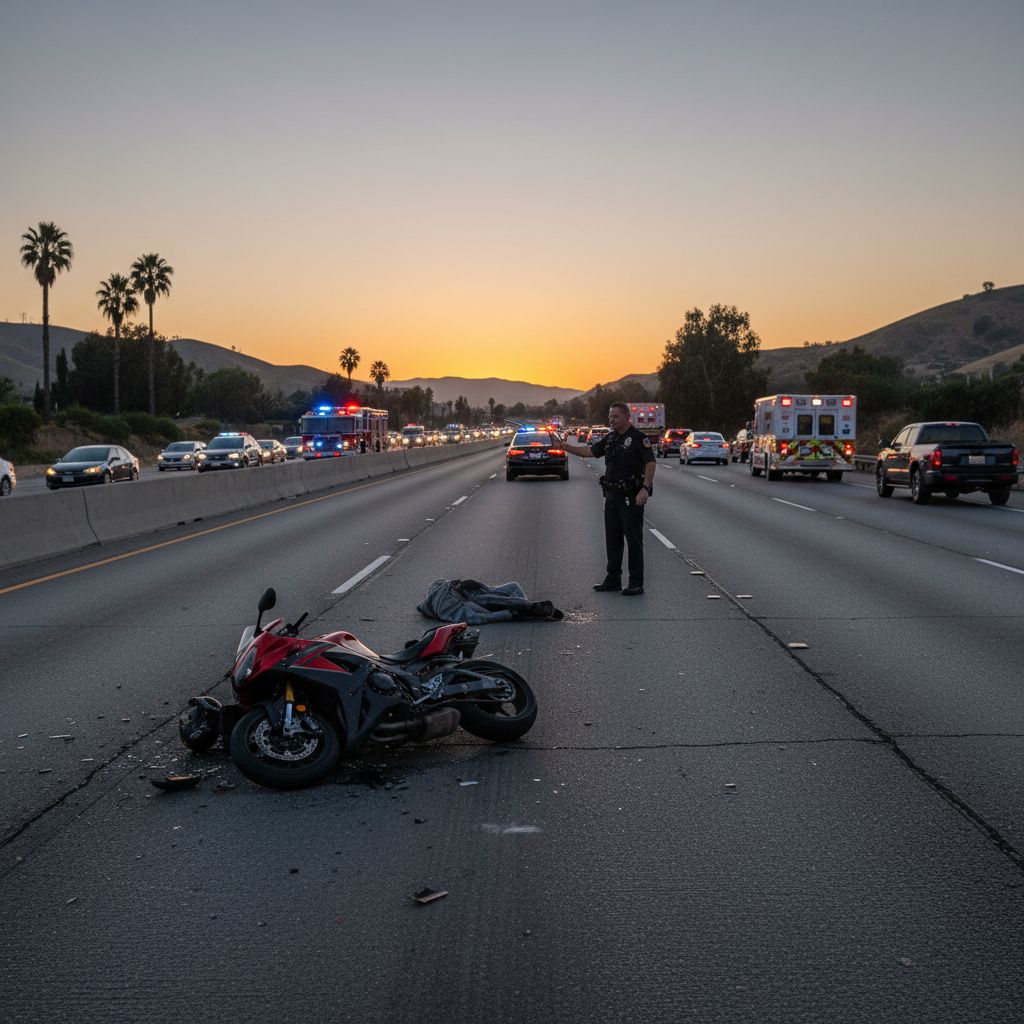 Motorcyclist Seriously Injured in Crash on Interstate 280 at Bird Avenue in San Jose