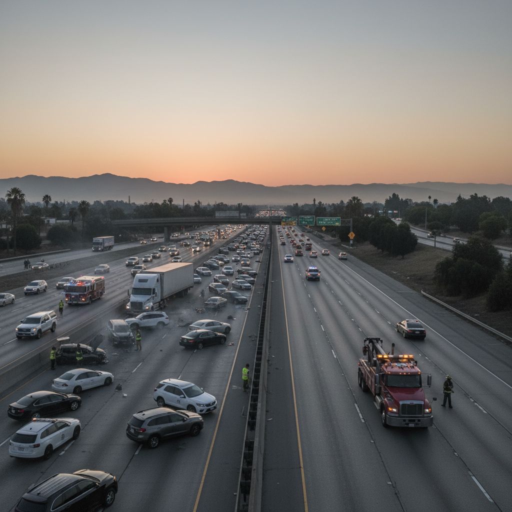 One Injured in Multi-Vehicle Accident in Santa Clarita
