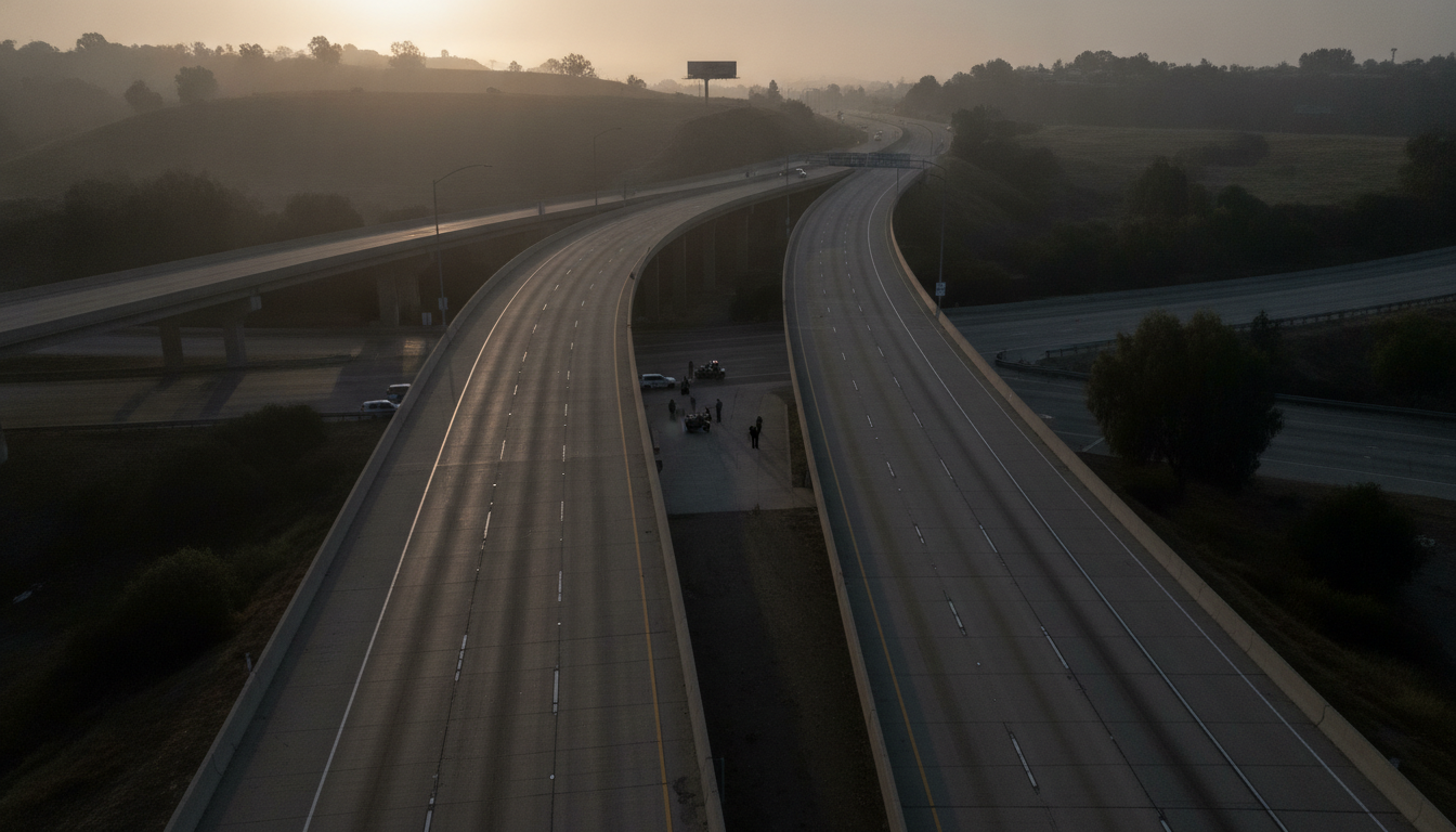 One Killed in Motorcycle Crash on 60-to-71 Freeway Transition Road in Pomona, CHP Says