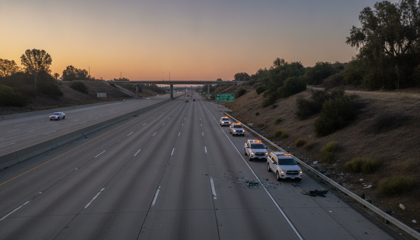 Woman Killed After Ejection in Single-Vehicle I-5 Crash Near Templin Highway, CHP Says